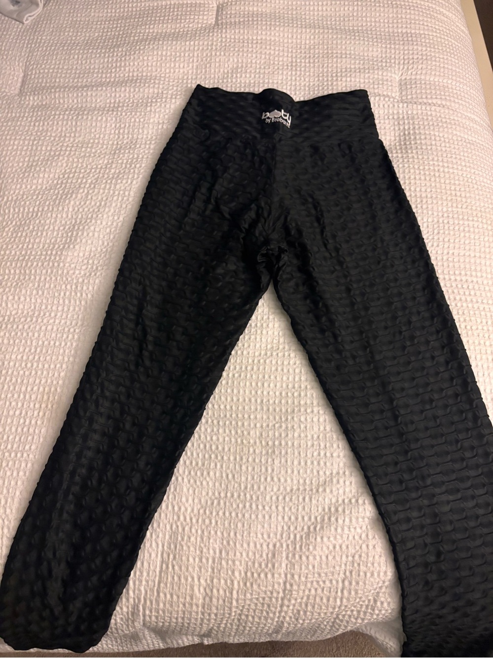 Booty by Brabants Black Textured Leggings